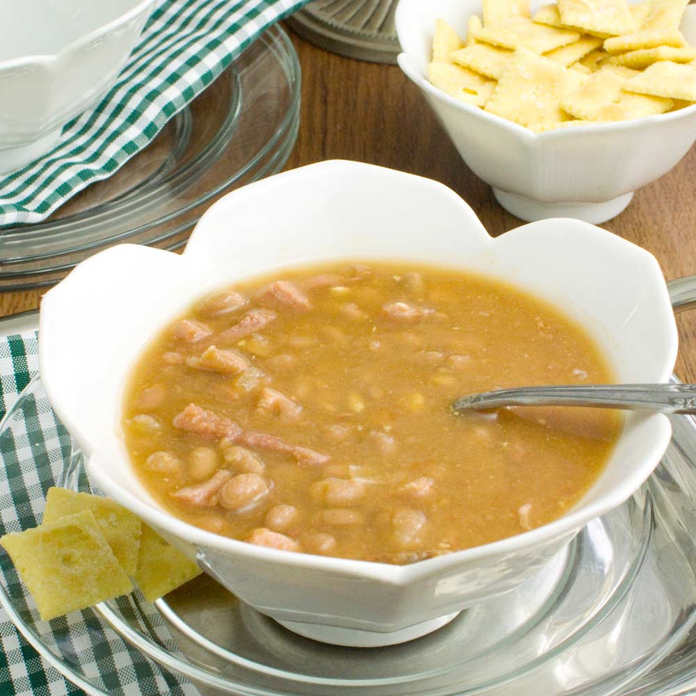 Baked Bean Soup with Ham