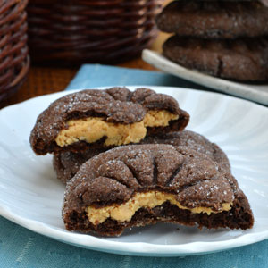 Magic Peanut Butter Middle Cookies