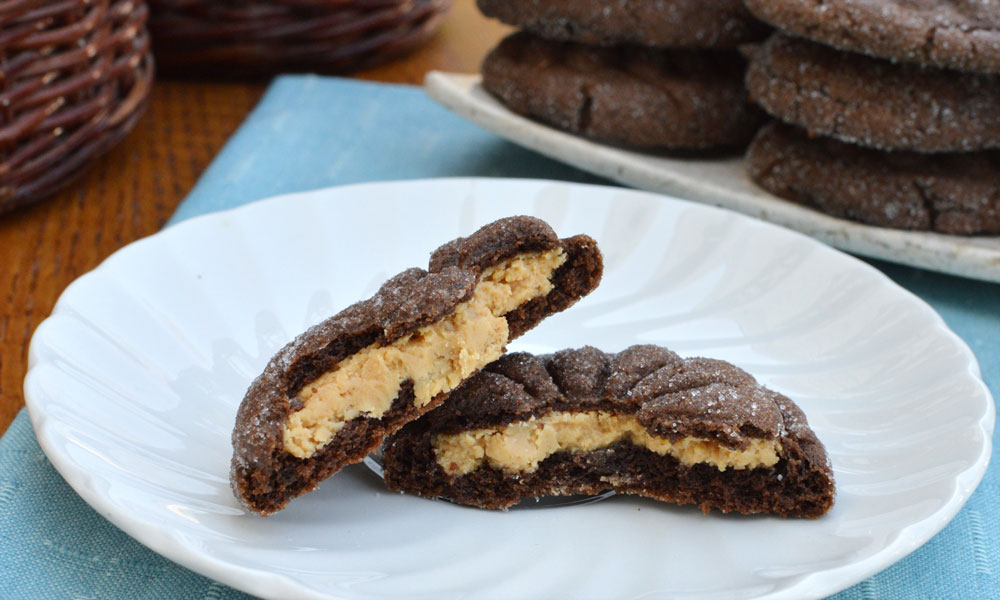 Magic Peanut Butter Middle Cookies