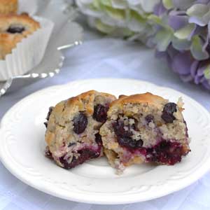 Blueberry Walnut Muffins