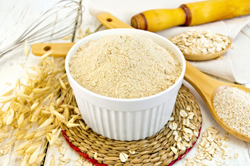 Oat Bran in bowl